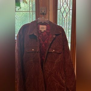 BDG ( urban outfitters ) medium burgundy button up jacket